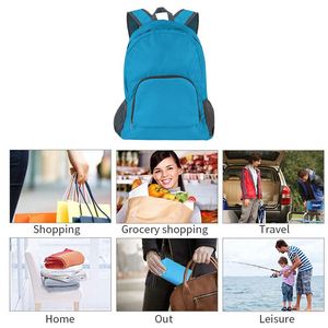 Sac à dos pliable vert grande capacité durable personnalisable en gros pour cadeau - Product Image 5