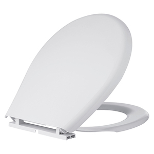 Asiento de Inodoro Universal para Bebé, Color Blanco, 38 cm de Longitud, con Bisagra Uniblock - Product Image 1