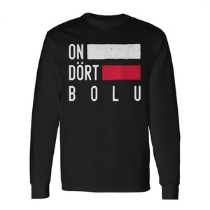 T-shirt a maniche lunghe Bolu Turkey con design Dort Bolu, abbigliamento unisex - Product Image 2