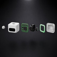 Sensor de Detección de Plazas de Estacionamiento Económico con Cámara de 4MP, Cobertura de 3 Bahías, Indicador RGB y Caja VLM AI Local para Estacionamiento Interior