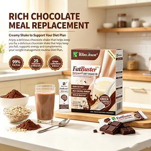 Wins Town FatBuster Chocolate, Batido Dietético en Polvo, Reemplazo de Comida, Quema Grasa Rápida, Control del Apetito, 25g, 10 Sobres - Product Image 4
