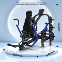 Machine de musculation commerciale Super Vertical Chest Press, équipement de gym robuste avec pile de poids pour l'entraînement des pectoraux et des deltoïdes antérieurs.
