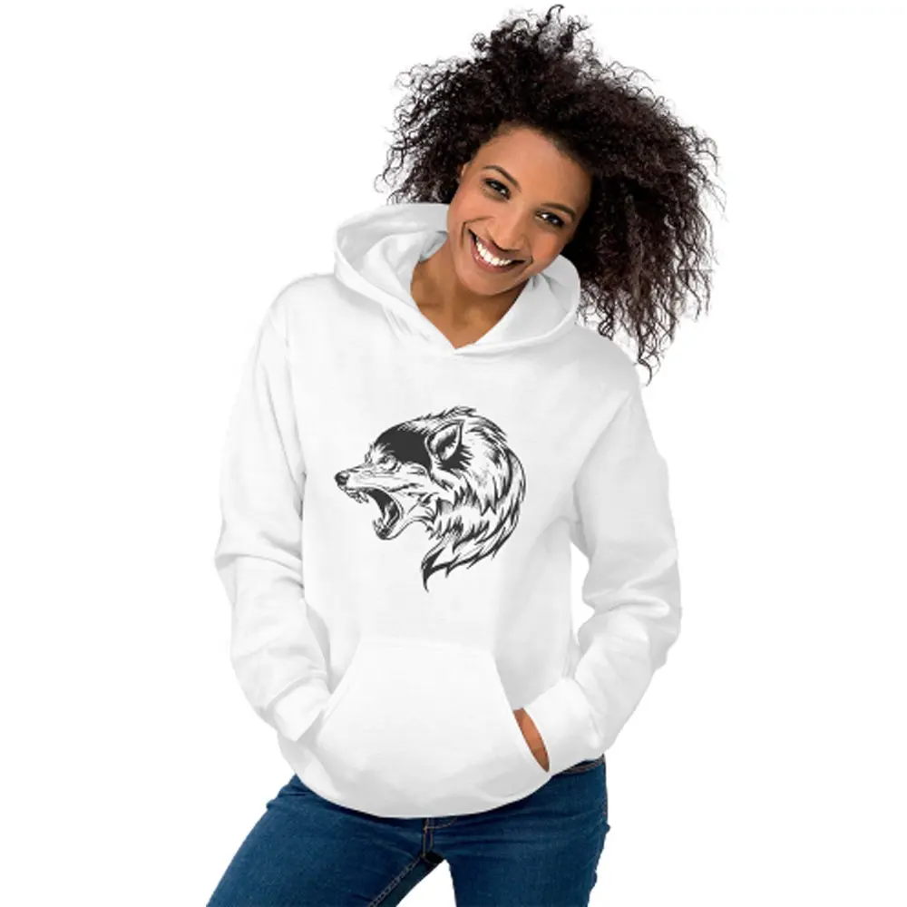 Wholesale Polyester cool fleece hoodie Sublimated women's Custom oversized plain pullover hoodies