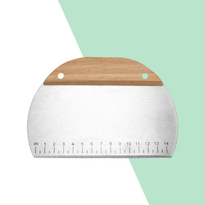 Edelstahl Teigs ch neider Backen Kuchen Brot Nudel schneider Wellen messer Pommes Frites Slicer Gebäcksc haber Mit Messung - Product Image 6