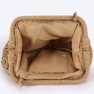 Bolso de Paja Hecho a Mano para Mujer, Estilo 2025, Personalizado, para Vacaciones en la Playa, Uso Diario - Product Image 4