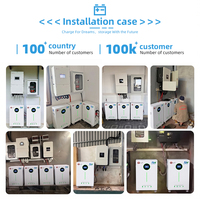 Batterie LiFePO4 JM Split 30kWh 35kWh 48V 684Ah à faible coût par kWh, 8000 cycles, durée de vie de 15 ans, CAN, stockage d'énergie solaire commercial