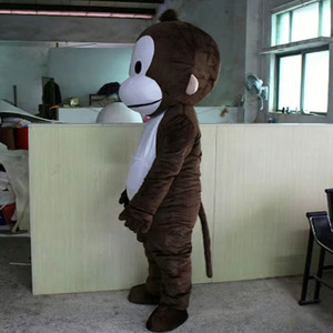 Costume de Mascotte Singe Mignon Personnalisé Style Anime en Peluche pour Événements, Fêtes et Promotions – Taille Adulte Disponible - Product Image 5