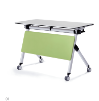 Bureau d'étude moderne et durable pour étudiant, table pliable pour salle de classe, salle de réunion, formation, bureau et banc d'école