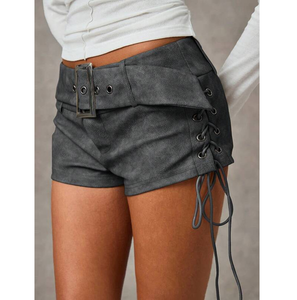 Varldens กางเกงยีนส์ขาสั้นสตรีทแวร์ระบายอากาศได้ดี, กางเกงรัดรูปสำหรับผู้หญิงกันน้ำ - Product Image 1