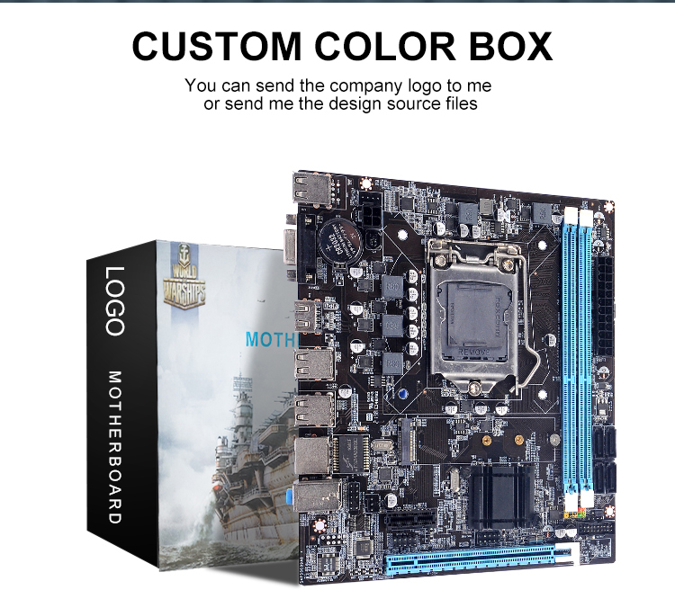 マザーボードH61コンピューター部品サポートコアI3 I5 I7 CPU