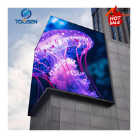 Pantalla LED Fija para Exteriores con Enfriamiento Eficaz del Fabricante, Resistente al Agua IP65, Ultraligera, P5, Pantalla de Video LED para Exteriores