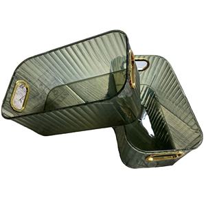 Plastic storage organizer 30*40*50/CNER colorful basket stackable fruit and vegetable basket/popular hanging storage bin boxes