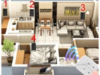 Ewelink Interruptor de Luz Inteligente WiFi de 1, 2, 3 o 4 Gangs, Panel de Pared Estilo Americano, Sin Neutro, Interruptores Táctiles, Control por Voz a través de APP, Temporizador, Compatible con Alexa y Google Home