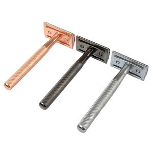 Eco Friendly Waste Free and Reusable Metal Safety Shaving <strong>Razor</strong> Fits All <strong>Double</strong> <strong>Edged</strong> <strong>Razor</strong> Blades Metal <strong>Razor</strong> Safety - Product Image 1