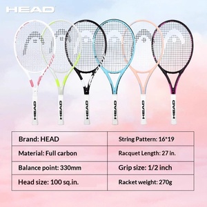 Racchetta da <span class=keywords><strong>Tennis</strong></span> per Adulti Monoblocco in Carbonio e Nylon per Uomini e Donne Principianti e Avanzati - Product Image 2