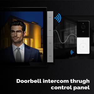 Panneau de commande intelligent <span class=keywords><strong>MOES</strong></span> Tuya pour la maison, écran de 10,1 pouces maximum avec <span class=keywords><strong>passerelle</strong></span> Bluetooth Zigbee intégrée, compatible avec l'interphone de bâtiment - Product Image 4