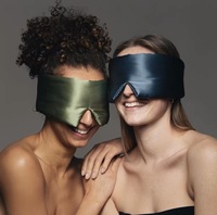Masque de sommeil en soie de mûrier douce Gumanya, grand modèle 3D réglable, pour femmes, usage quotidien, quatre saisons, sommeil profond