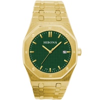 Kustom jam tangan kuarsa pria besi tahan karat mewah kualitas tinggi jam tangan tahan air Logo Diver fitur Pointer Dial 5mm kulit