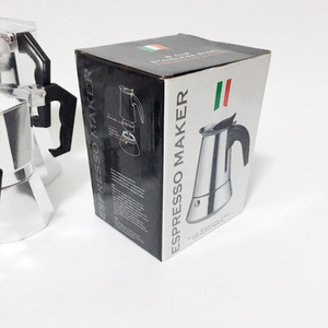 Moka pot 6 <span class=keywords><strong>tazas</strong></span> 10oz <span class=keywords><strong>Acero</strong></span> <span class=keywords><strong>inoxidable</strong></span> <span class=keywords><strong>Cafetera</strong></span> <span class=keywords><strong>italiana</strong></span> Estufa Espresso Maker - Product Image 3