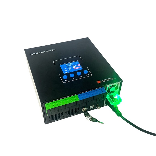 High Quality Low Price MINI EDFA 4 Ports 8 Ports 16 Ports 16dBm~23dBm with WDM CATV Amplifier