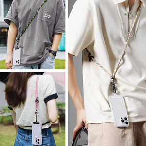 Đa chức năng Nylon điện thoại di động dây Nylon vai máy ảnh điện thoại di động Crossbody dây buộc - Product Image 5