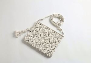 Nouvel Arrivage – Sac Bandoulière Designer pour Femme, Pochette Faite Main en Corde de Coton Tendance, Sacs à Main avec Fermeture Éclair pour Dames - Product Image 2