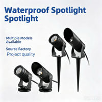Focos LED para Exteriores de Fábrica, con Estaca, IP67 Impermeables, de Aluminio, Bajo Voltaje 12V 85-265V, Luces de Jardín