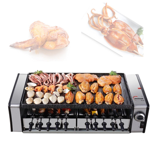 Roaster Double-Layer Electric <strong>Grill</strong> Barbecue Stove Non-stick Household Electric Baking <strong>Pan</strong> - Product Image 1