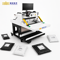 Machine d'emballage logistique intelligente avec système automatique d'ensachage, d'impression et d'étiquetage
