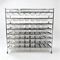 Cage d'élevage de souris en polycarbonate transparent de type A, boîte de nourrissage pour rats de laboratoire, cage en PC pour laboratoire animalier