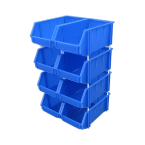 New Size Industrial Warehouse Stackable Eco-Friendly Plastic <strong>Crate</strong> <strong>Storage</strong> Bins for Tools Nuts Bolts - Product Image 3