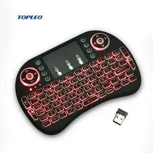 Mini Keyboard KD with Touchpad Mouse Backlit 2.4GHz Mini Mobile illuminated