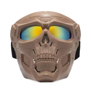 Masque de protection intégral anti-UV coupe-vent avec lunettes pour sports de plein air, moto et activités tactiques - Product Image 1