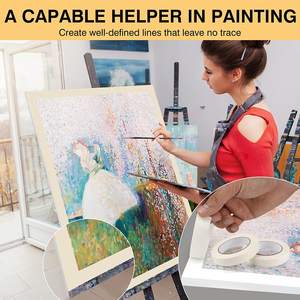 <span class=keywords><strong>Protect</strong></span> Surfa Painting School Crafts Papelería blanca Artes Cinta adhesiva en aerosol resistente a altas temperaturas - Product Image 5