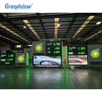Module d'affichage LED de numéros de signe de prix du gaz à télécommande RF Affichage de prix de numéro de retournement à vendre