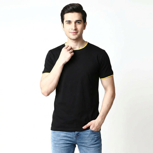 T-shirt pour homme, best-seller, prix compétitif, séchage rapide, durable, anti-plis, anti-boulochage, utilisation en extérieur, léger. - Product Image 1