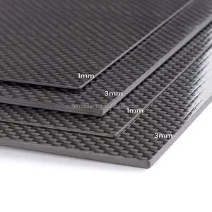2024 Proper Price Top Quality Carbon Fiber Sheet 0.5mm 1mm 2mm Carbon Fiber Sheet 400 500 Sheet Carbon Fiber Reinforced