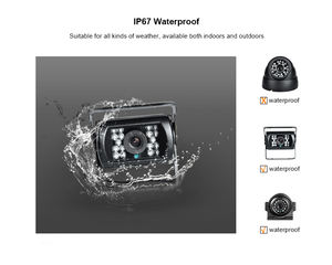 4 CH 1080P GPS, Wi-Fi, аналоговая камера высокого разрешения ДВА SD автомобиль Мобильный DVR kit с четырьмя ИК ночного видения водонепроницаемые камеры и 7-дюймовый монитор с видеографической матрицей - Product Image 5