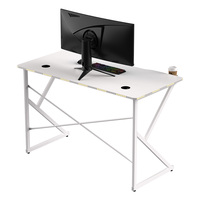 Escritorio de Juegos Extensible Personalizado de Fábrica, Ergonómico, con Luz LED RGB, Escritorio de Computadora para Oficina en Casa, Marco de Metal, Tablero de MDF, Soporte Lateral
