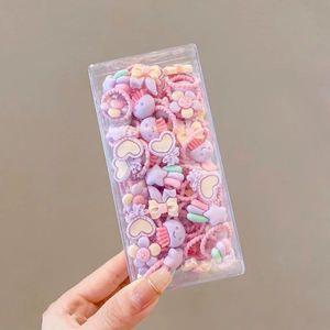 Juego de juguetes para niñas y niños, juego familiar, artesanía de fieltro para niños, cuentas de colores acrílicas, Kit de joyería DIY - Product Image 2