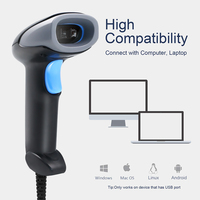 Escáner de Códigos QR Portátil M930Z, Pistola de Escaneo de Códigos de Barras Android 1D 2D, Escáner de Códigos de Barras USB Portátil