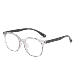 Children's Blue Light Blocking Glasses Square Frame Plastic TR90 Anti Radiation Eyewear With Silicone Nose Pads Plain Lens - Product Image 4