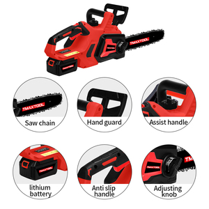 Machine <span class=keywords><strong>de</strong></span> découpe du bois industrielle portable professionnelle, accessoire <span class=keywords><strong>de</strong></span> scie à chaîne électrique au lithium - Product Image 5