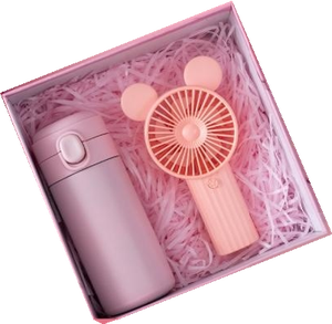 Winnel Ý Tưởng Sản Phẩm Mới 2023 Chân Không Fan Ô Khăn Mini Fan Món Quà Thiết Lập Cho Mẹ Các Bà Mẹ Ngày Và Món Quà Cưới Năm Mới - Product Image 1