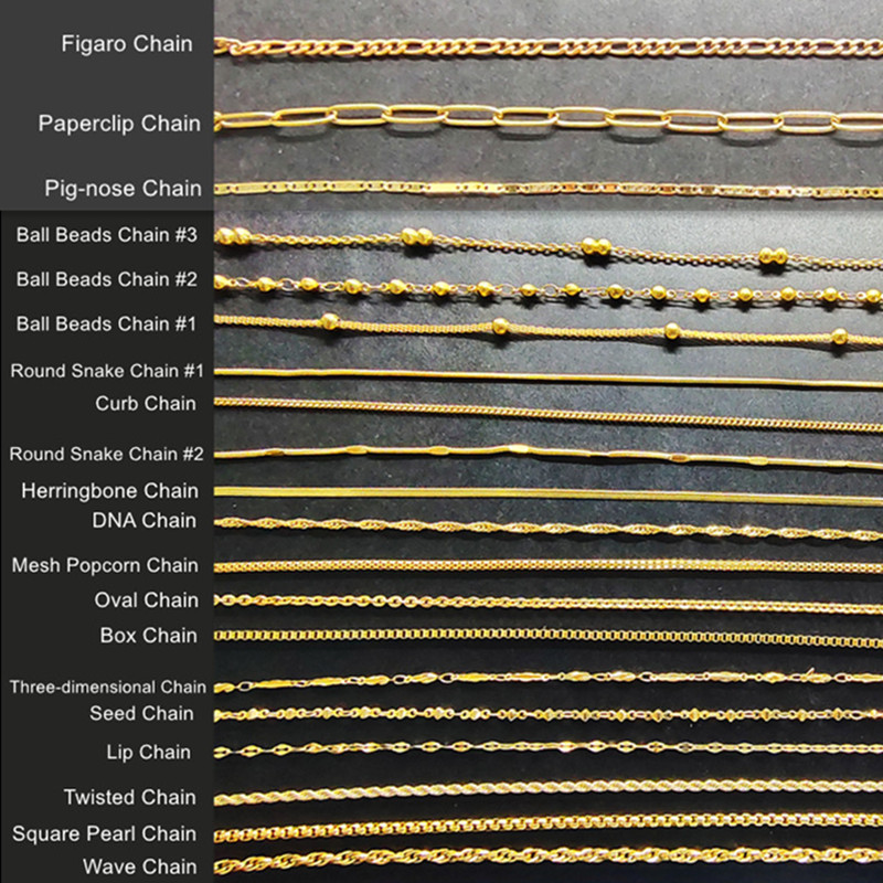 stainless steel gold plated necklace