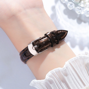 Reloj de Mujer de Alta Gama con Esfera Cuadrada, Calendario, Correa de Cuero Elegante, Nuevo Estilo - Product Image 2