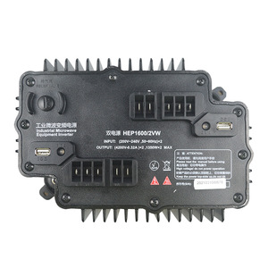 Fuente de alimentación industrial para microondas HEP16002VW 1KW refrigerada por agua con doble salida para aplicaciones de microondas tipo túnel - Product Image 2