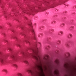 Minky Punto de terciopelo púrpura tela de tapicería para sillas de textiles para el hogar productos de bebé - Product Image 4