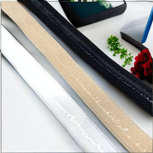 Vente en gros d'usine Bande élastique transparente antidérapante en silicone Gripper Bande élastique droite pour vêtements Sous-vêtements et soutien-gorge - Product Image 6