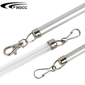 Bâton de tirage de rideau en aluminium personnalisé pour tringle à rideau traversante - Product Image 3